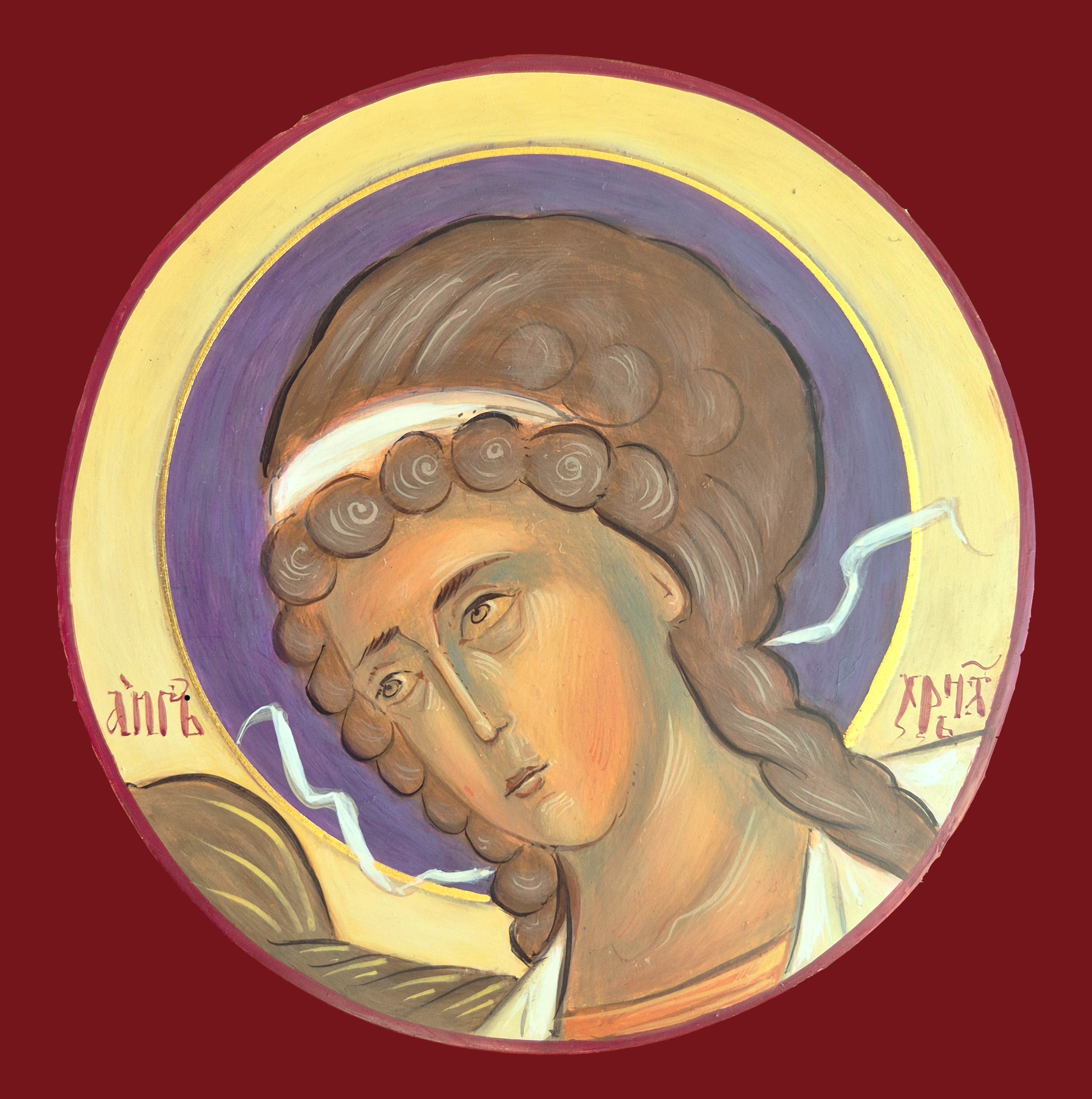 Икона Анђео чувар 1 - Иконописна радионица Анђел Шевић