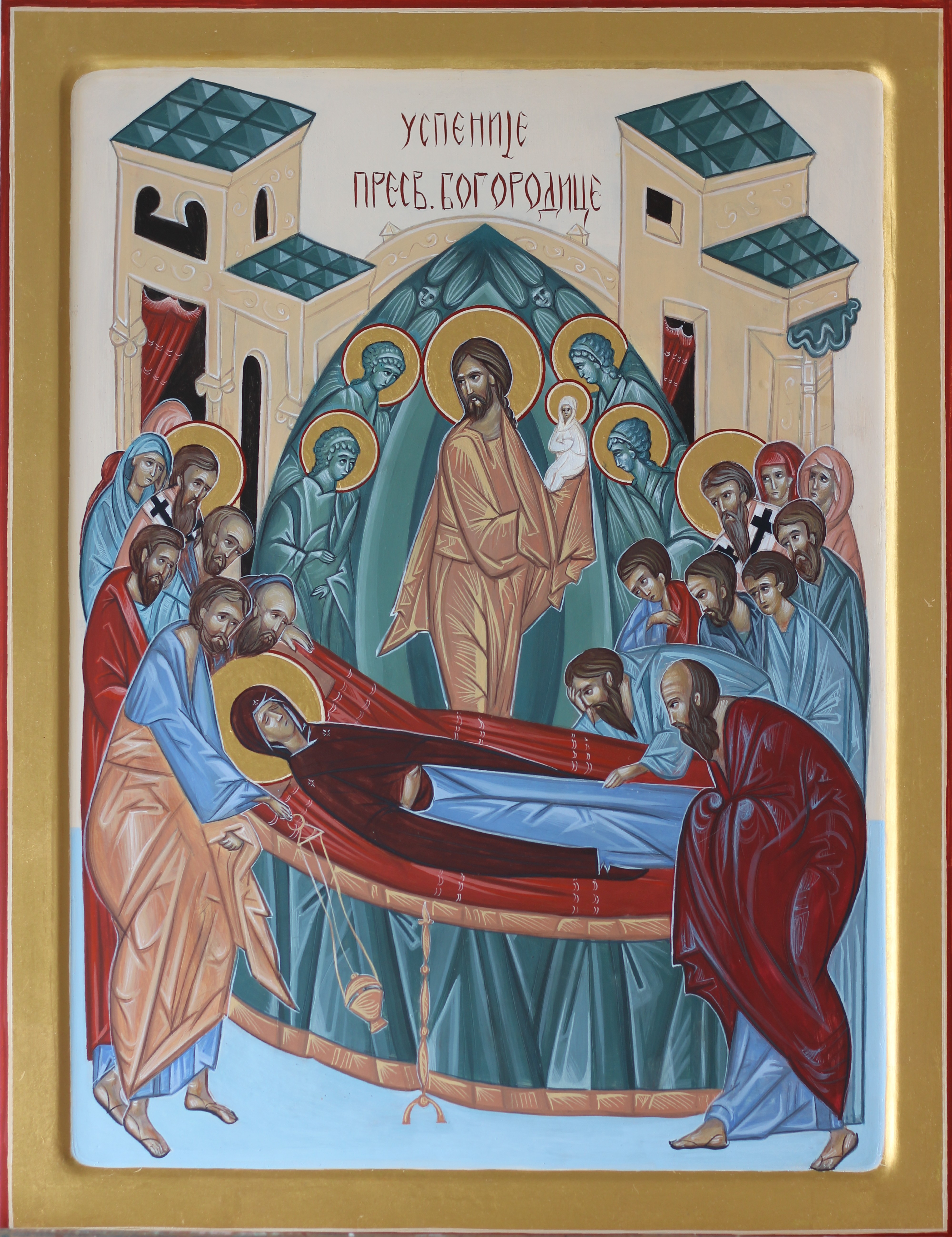 Икона Велика Госпојина - Иконописна радионица Анђел Шевић